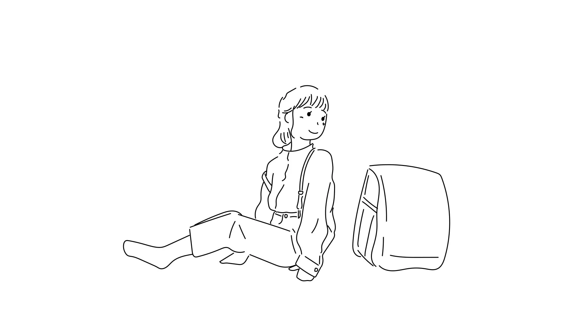 描かれる女子小学生