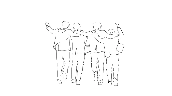 描かれる男子高校生