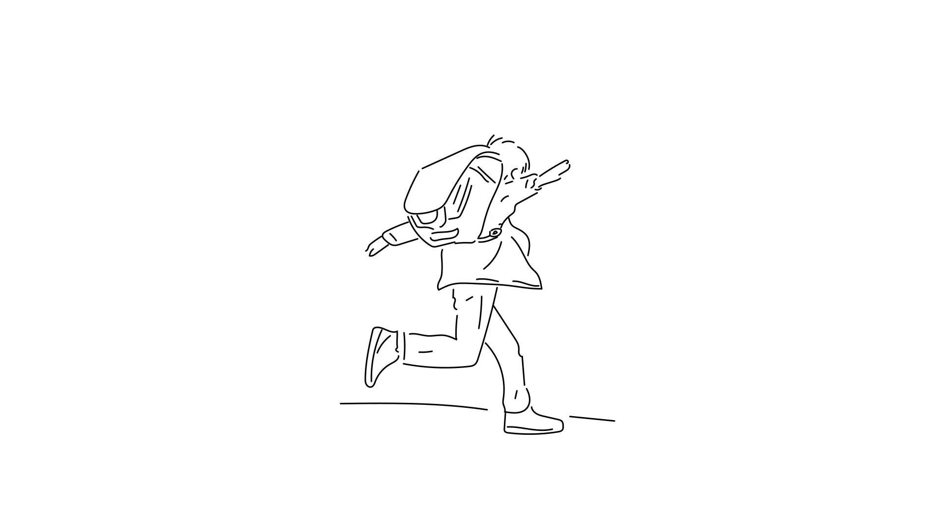 描かれる小学生男子