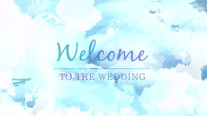 結婚式タイトル 青空