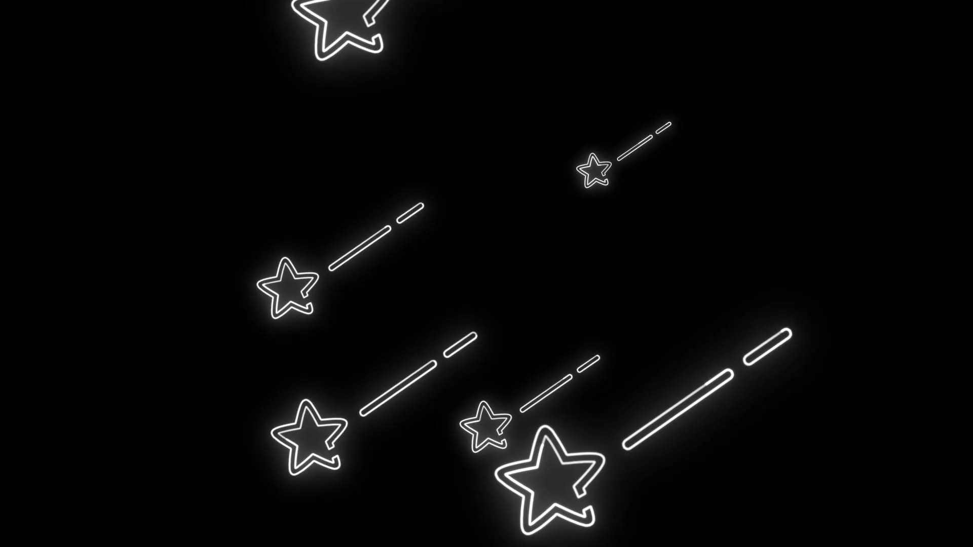 ネオンな流れ星の素材