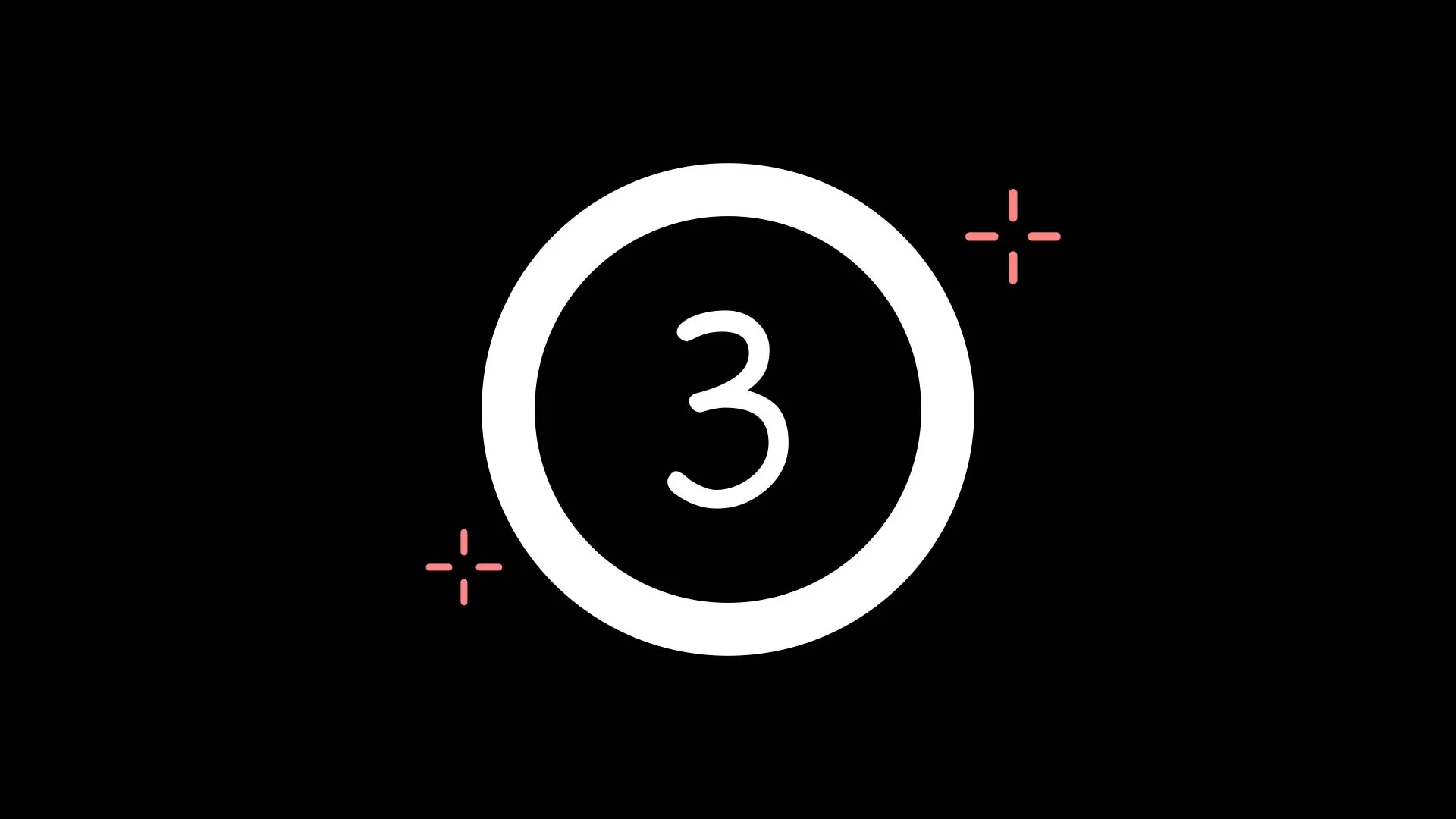 シンプルなカウントダウン