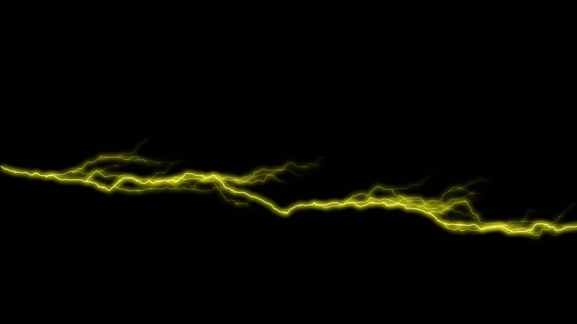 稲妻・雷な素材(横)